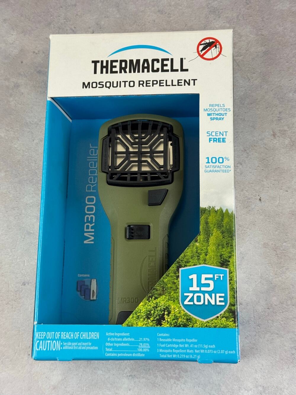 Thermacell MR300 Mosquito Repellent – Portable Heat Activated, New & Sealed